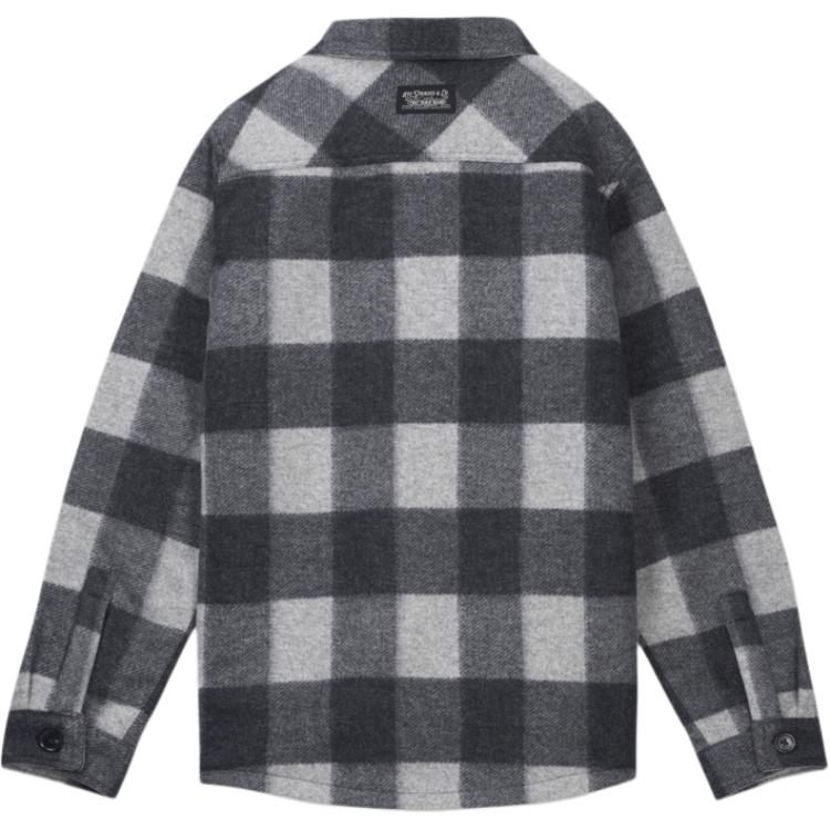 Levis Plaid Loose Comfortable Casual Long Sleeve Jacket Men jackets Blue Gray 0017O-0001