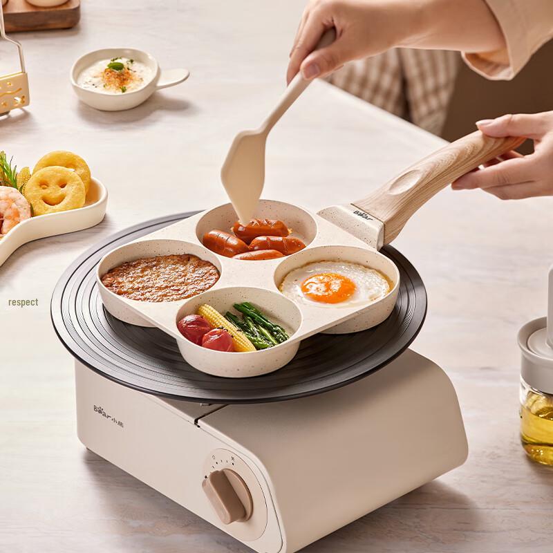 Bear Ceramic Non-Stick Frying Pan Open Flame