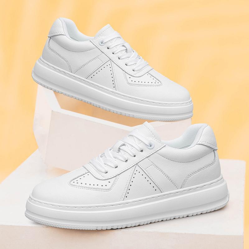 Fashion Fashionable Versatile Casual Shoes Genuine Leather Men's Sneakers New Trendy Male Skateboard Footwear Tenis Masculino Trainers