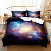 Galaxy Nebula 3D Bedding Set Starry Sky Duvet Cover Set King Queen Twin Double Comforter Cover Set For Home and Decoration