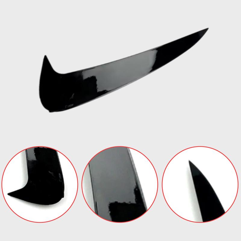 2 Stück Stoßstangen-Spoiler Hinten Beide Seiten Canard Abdeckung Zierleiste für Mercedes-Benz C-Klasse Kombi S205 C180 C200 AMG 2015-