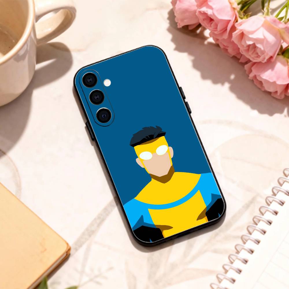 S-Subversive I-Invincible Cartoon   phone Case For Samsung Galaxy A73,A72,A71,A70,A53,A52,A51,Others Soft Black Shell Samsung a53 5g