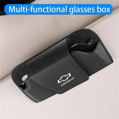 Car Sun Visor Glasses Case Clip Sunglasses Bracket Fasteners for Spark Captiva Cruze Tracker Orlando Trax Epica Malibu