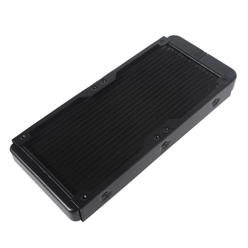 Water Cooling Computer Radiator 18 Pipe Aluminum Heat Exchanger Liquid Cooling Heat Sink for CPU PC Water Cool System