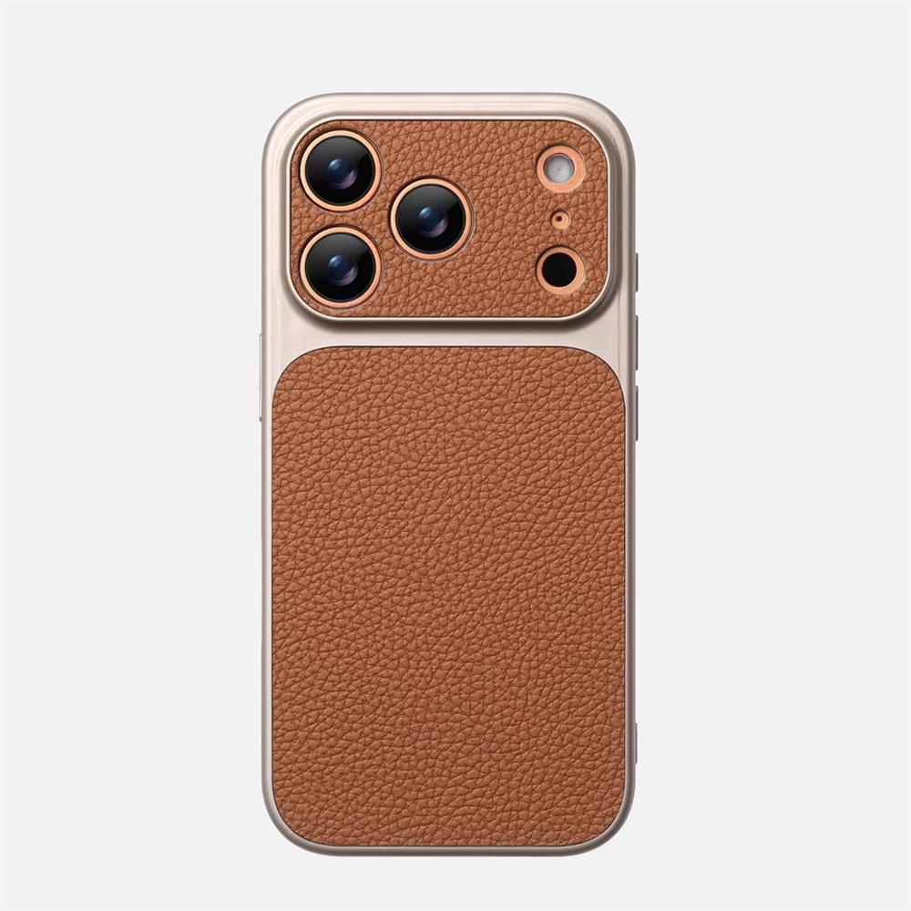 

Luxury Litchi Texture Matte phone Case For iPhone 17 16 15 14 13 12 Pro Max Camera Protection Shockproof Instantly Turn 17 Cover For iPhone 17Pro Max