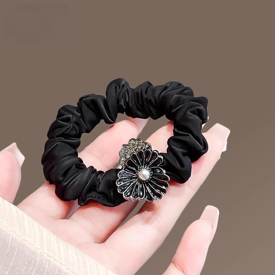 Coreean Retro Ochi de Pisică Stras Floare Elastic de Păr Bandă Elastică