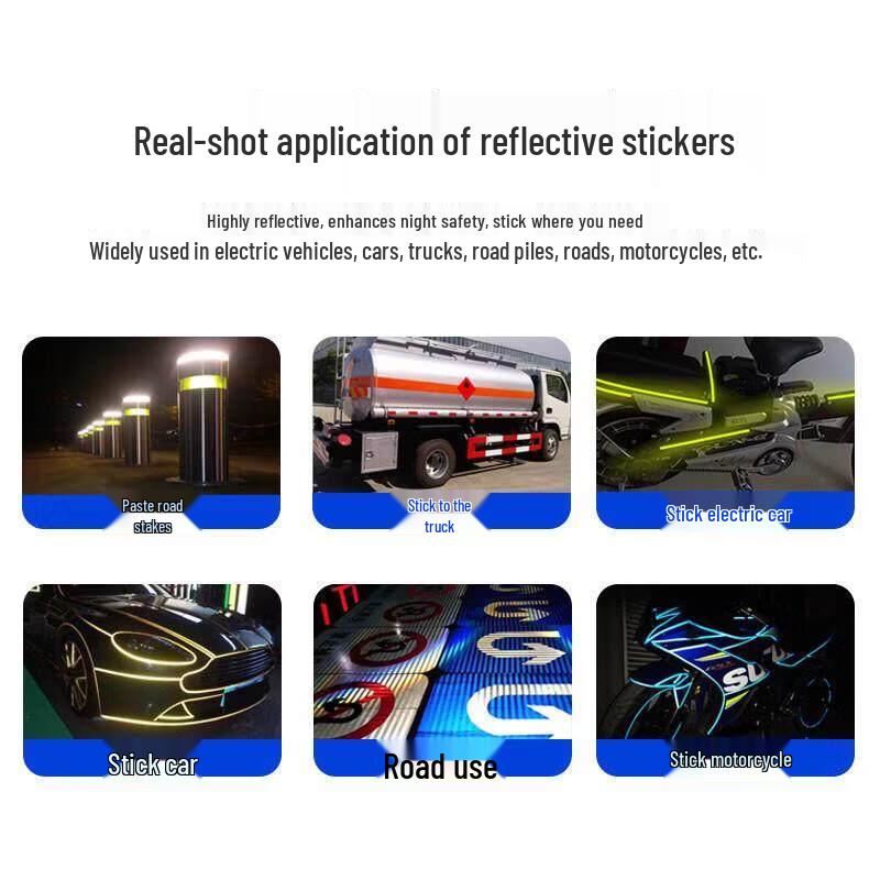 High-Visibility Yellow Reflective Warning Tape