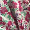 Floral Rayon Fabric Summer Digital Printed Thin Flower Tree for Sewing Pajamas Dresses 100*145cm