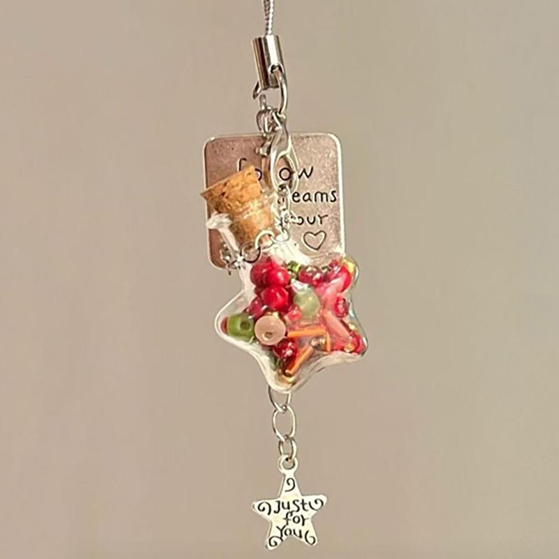 

Милий Ланцюжок для Телефону у Вигляді Пляшечки з Побажаннями, Стиль Інс, Підвіска для Сумки, Ремінець проти Втрати, Ювелірна Прикраса для Дівчини, Жінки, Подарунок, Прикраса для Сумки червоний