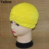 Women Stretchy Head Wrap Band Chemo Bandana Pleated Headwear Decor