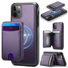 JEEHOOD J10 Flip Card Bag MagSafe Split RFID Leather Phone Case