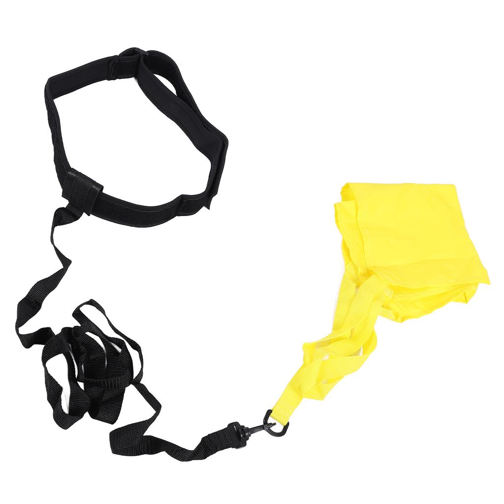 Swim Parachute Resistance Belt Set Nylon PP Anti Loosening Buckle Swimming Parachute Resistance