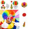 Gloves Costume Props Set Bow Tie Red Sponge Nose Personality Clown Cosplay  Photo Props