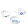 OGISO Peter Rabbit Classic Reinforced Porcelain Dinnerware Set and Microwave 3-Piece (Dishwasher Safe)