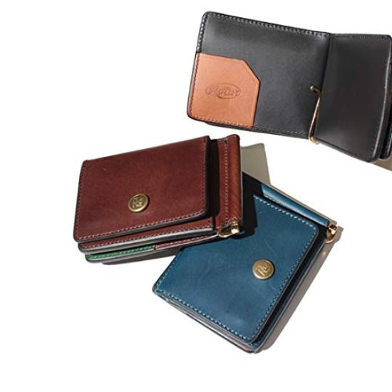 ROTAR Ro Money rt1739003 FREE Blue Clip/Short Wallet/Leather