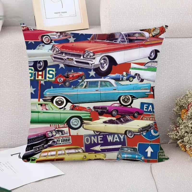 Highway Route  Decoration Living Room Decorative Pillowcase x Couch Pillows Cushion Cover x Cushions Covers Pillow Bed