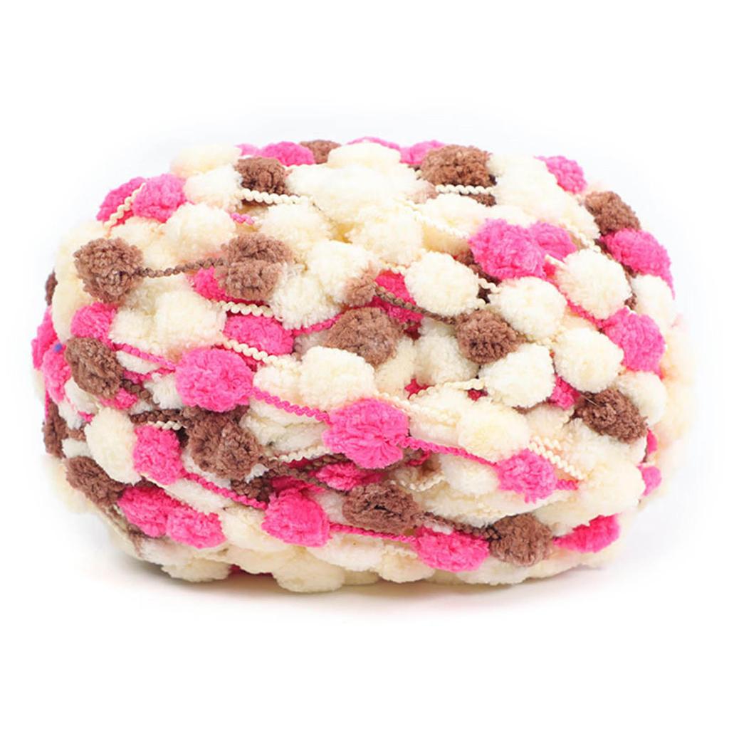 Crochet Yarn Soft Yarn Roll of 100g Knitting Yarn for DIY Hand Knitting Weaving Bags Hat Clothes DIY Crafts