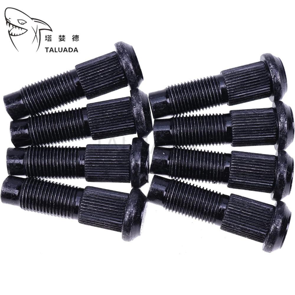 8X Rim Lug Wheel Nut 6564669 & 8X Rim Stud Wheel Bolt 6709170 Set For Bobcat 751 753 763 863 873 883 S150 S175 S185 Excavators