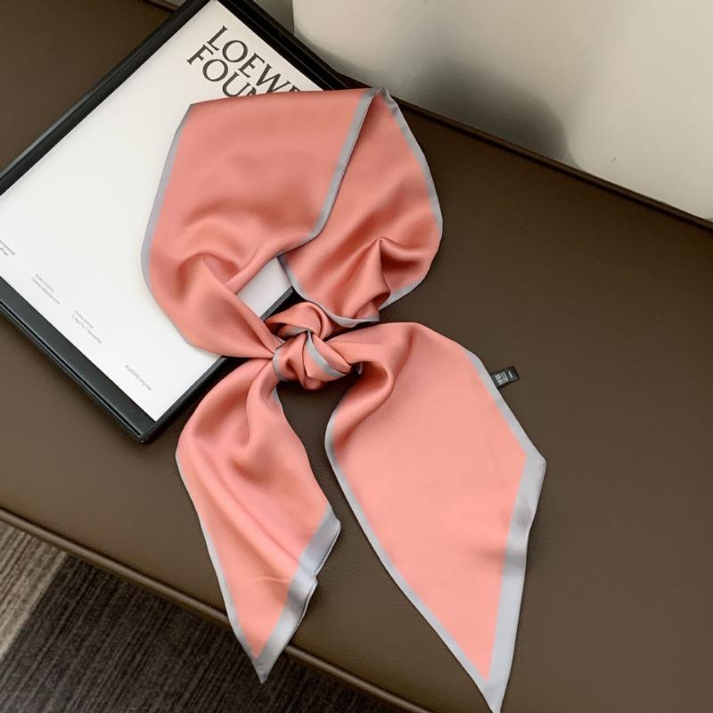Silk Scarf, Long Strip, Versatile Shirt, Neck Protection, Scarf, Silk Scarf, Multi-purpose Headscarf, Headband, Hair Tie, Decorative Waist Belt.