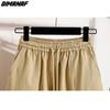 DIMANAF 2024 Plus Size Women Summer Loose Pants 5XL High Waist Shorts Elastic Wide Leg Pants Casual Basic Short Pants
