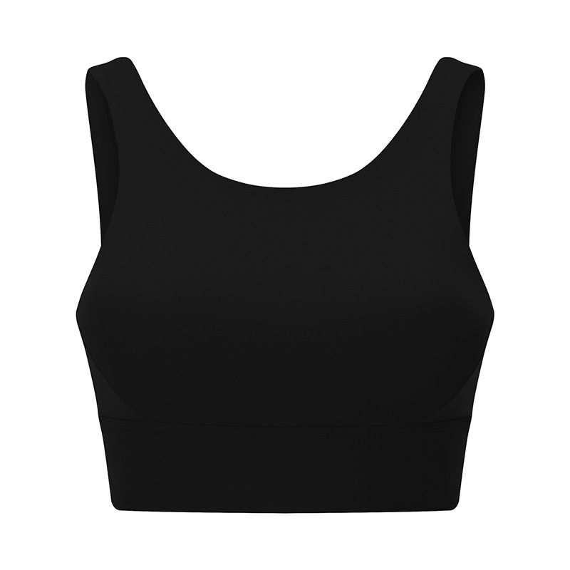

2025 Sports Turtleneck Vest Intimates Yoga Clothes Women s Bubble Wrap Shape Fixing Beauty Back Running Workout Bra Bra Black M
