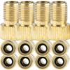 8-2pcs Bicycle Valve Pump Adapter Bike Valve Converter Presta To Schrader Convert Nozzle Inflation Adaptor Bicycle Accessories