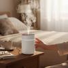 Chocozone 180 Ml USB Operated Cool Mist Humidifier for Car Home Office with Colorful Lights Portable Room Humidifier (No Essential Oils)- White