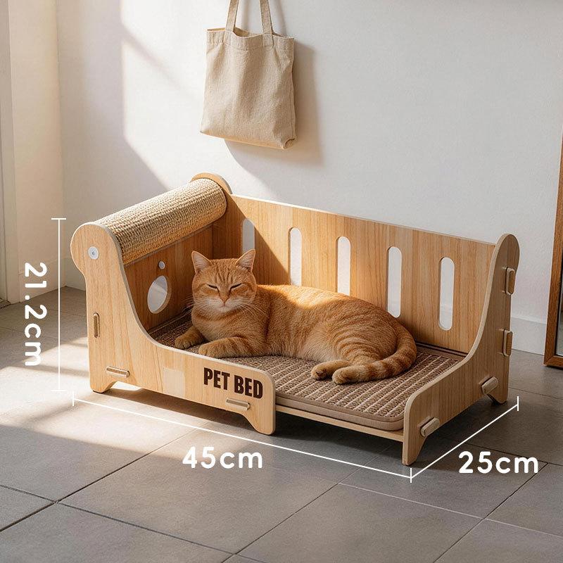 

Sisal recliner scratching board vertical integrated wear-resistant non-chip grinding claw ball cat toy claw pad recliner spot