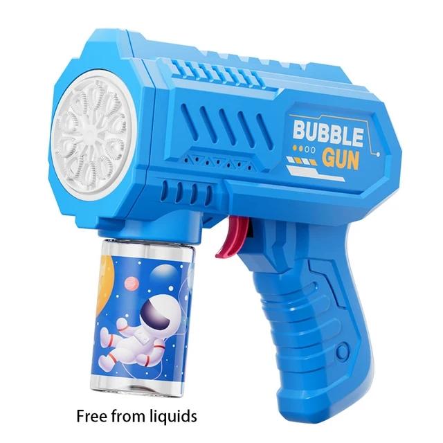 

Kids 10 Holes Electric Bubble Gun Automatic Soap Blower With Light Summer Outdoor Party Games Bubbles Machine For Boys Girls