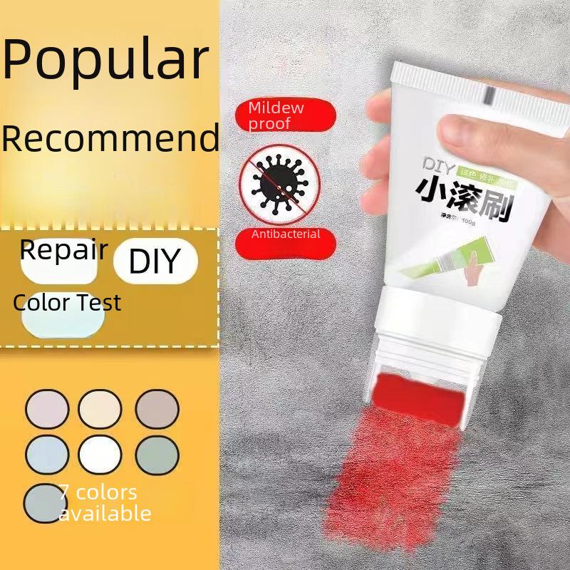 Malý bílý váleček na opravu stěn - Latex odstraňující zápach pro renovaci