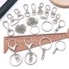 White K Alloy Multi-Style Charm Keychain & Jewelry Accessories