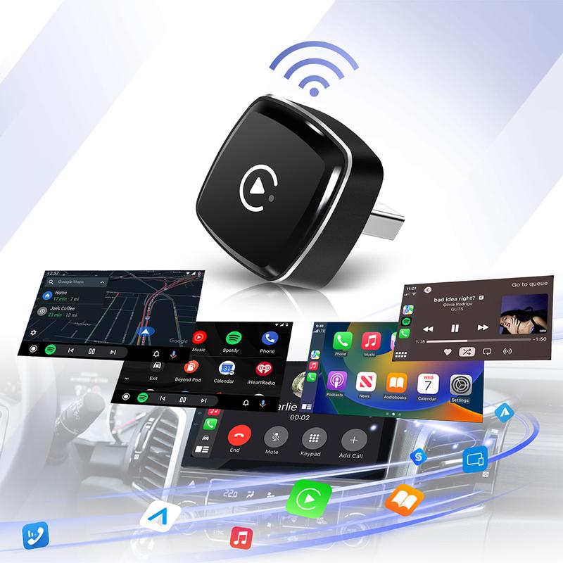 Ny Trådløs CarPlay Android Auto Adapter USB Dongle Smart Mini Boks Plug And Play Universel Til VW Toyota Nissan Honda Ford Benz