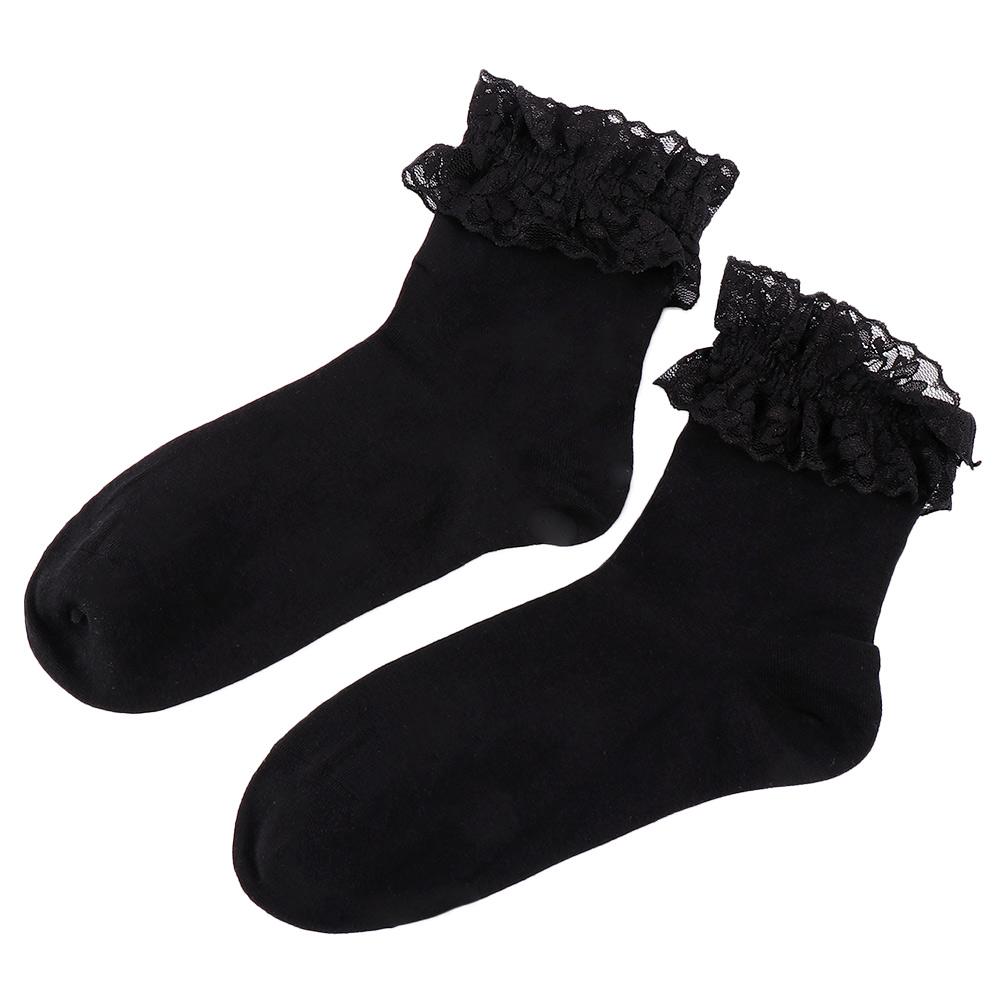Vintage Ruffle Lace Short Sock Boat Socks Ankle Socks Socks