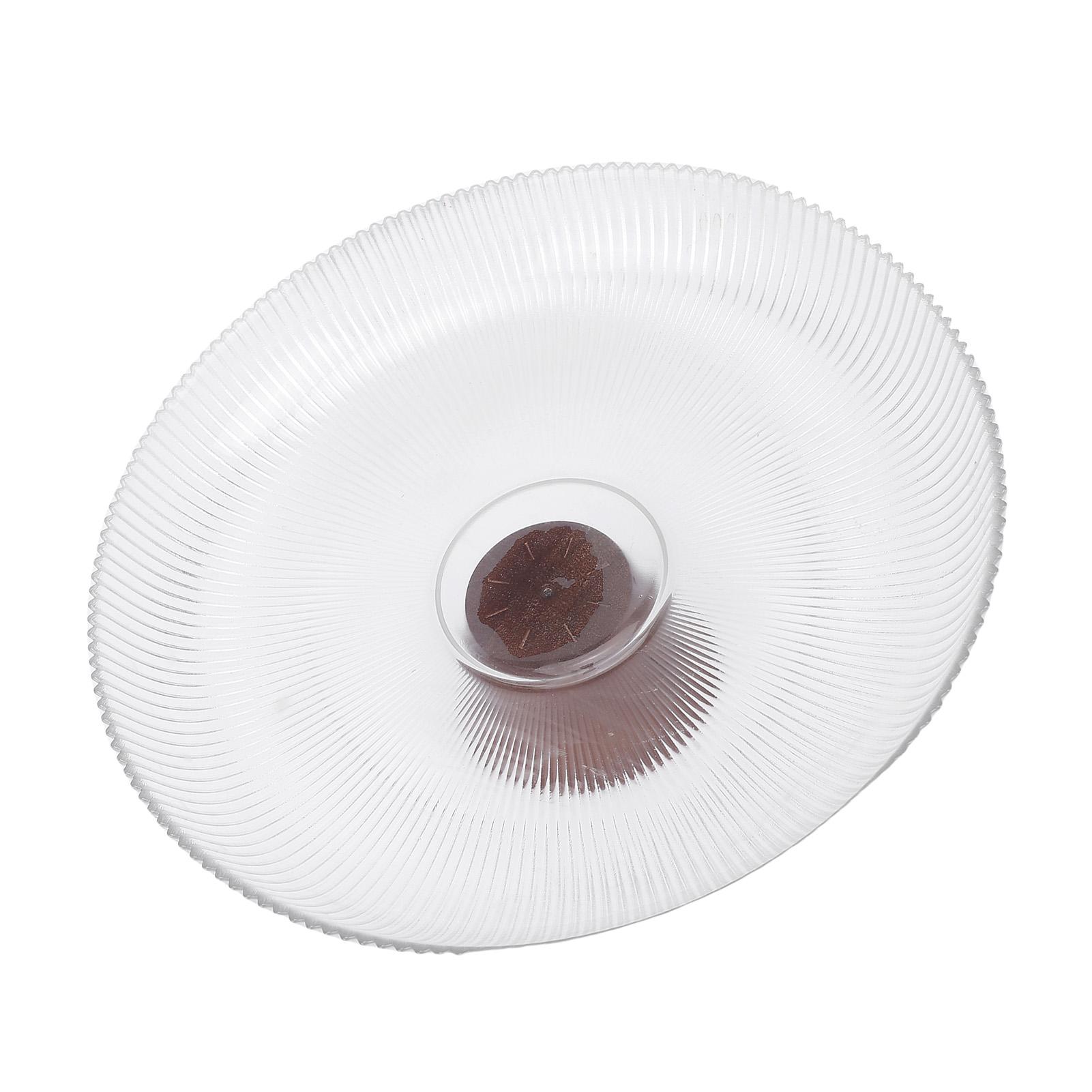 

Footed Fruit Bowl Elegant Transparent Glass Decorative Bowl for Key Small Items