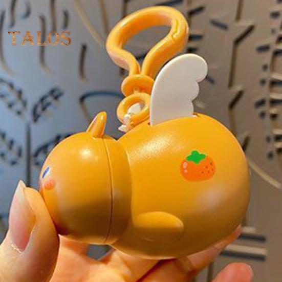 Schlüsselanhänger mit Tiermotiv und Flügeln, bunt, Anhänger, für Rucksack, Tasche, Gepäck