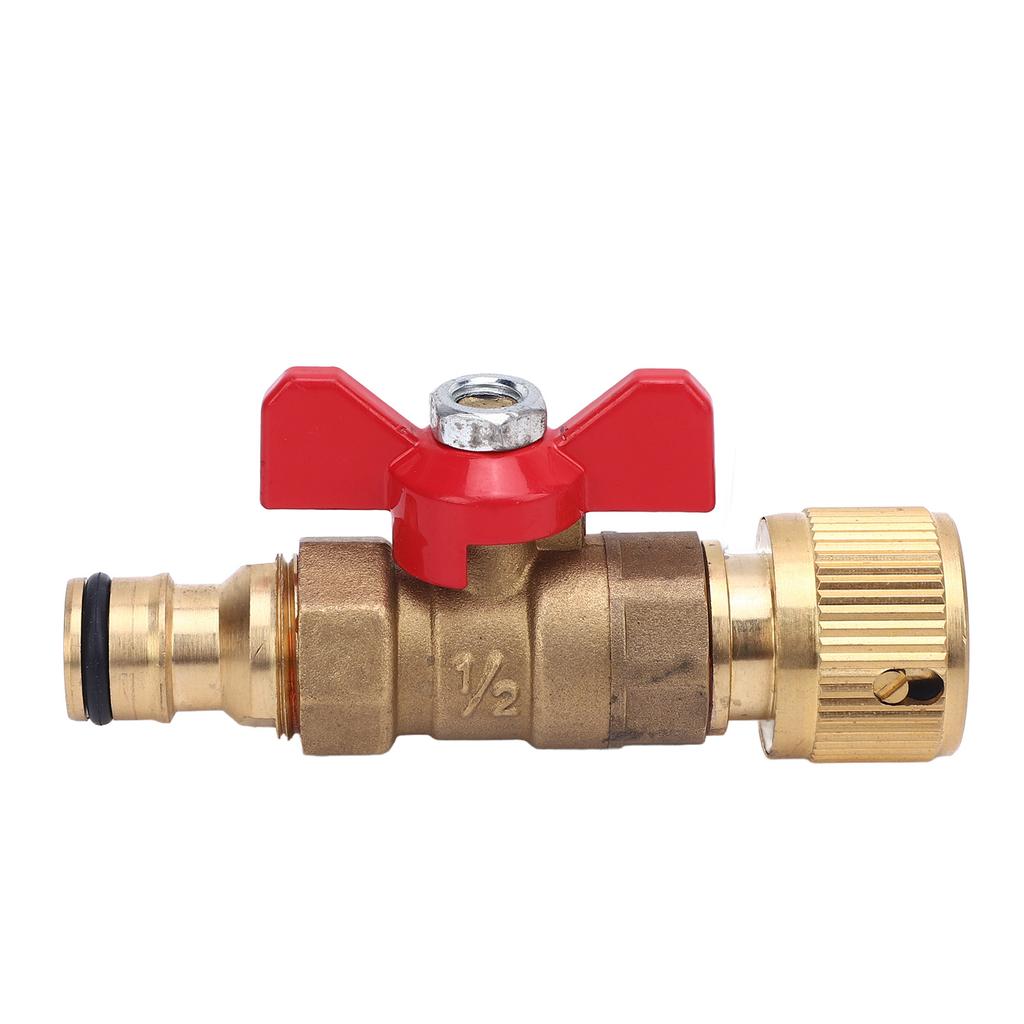 Quarter Turn Ball Valve NPT 3 8 Inch Female to Male Thread Water Pipe Adapter for High Pressure Washer Car Hose