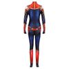 Disfraz de Cosplay de Capitana Marvel Película Los Vengadores Superhéroe Carol Danvers Cosplay Body Mono Disfraz de Halloween para Mujer