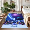 Tappeto Antiscivolo in Velluto di Cristallo, Tappeto con Design Astro Bot per Interni, Soggiorno, Camera da Letto, Decorazione per la Casa