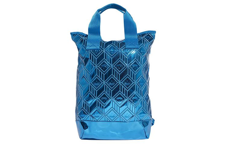 Рюкзак Adidas Originals Trefoil из полиуретана, обычный, женский, синий H32378 Blue