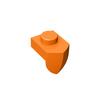 50g/187PCS 15070 Animal Sharp Teeth 1x1 Short Film Block Moc Color Compatible with Curved Brick DIY Toys For Kid