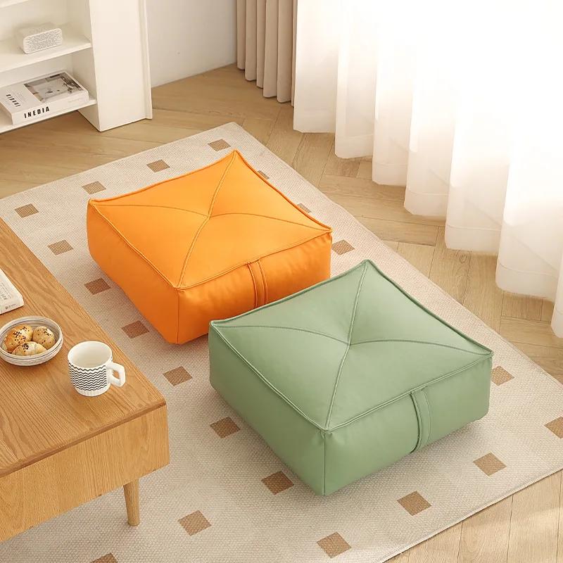 40x40x15cm Floor Cushions Thick Small Sitting Pier Square/Round Pouf Lazy Cushion Home Sofa Bay Window Decor Lattiatyynyt