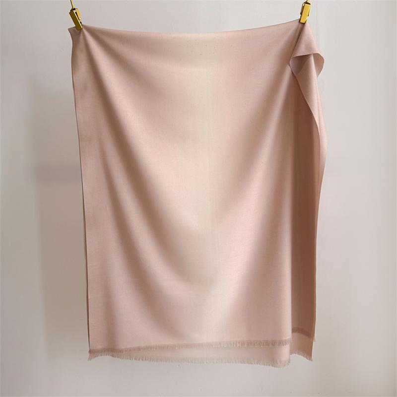 80*200cm Winter Warm Gradual Color Women Scarf Thick Cashmere Large for Pashmina Shawl Wraps Bufanda Female with Tassel Scarves