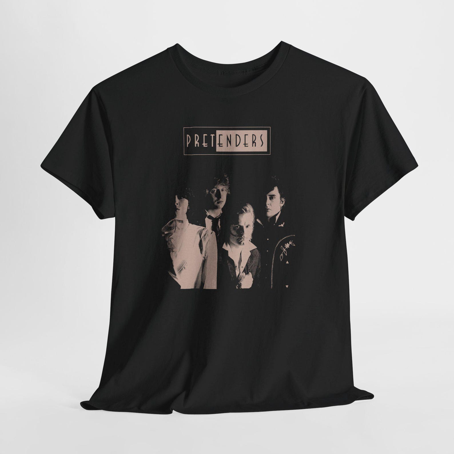 Pretenders Band Tee - Heavy weight cotton \ Vintage Rock Band T Shirt 2XL