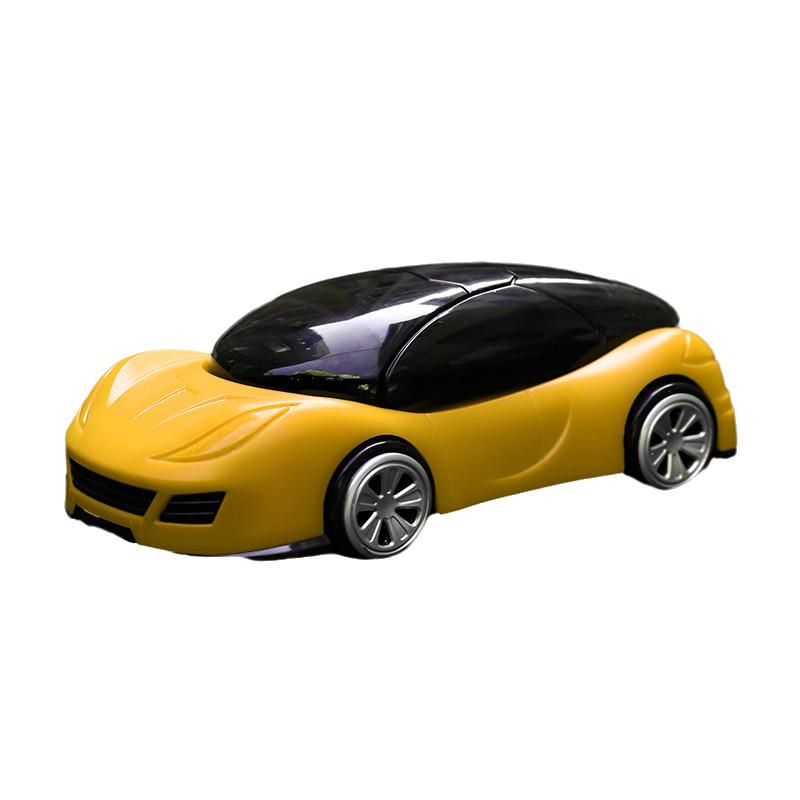 Креативный держатель для телефона в виде модели автомобиля, универсальный держатель для навигации в вентиляционное отверстие жёлтый