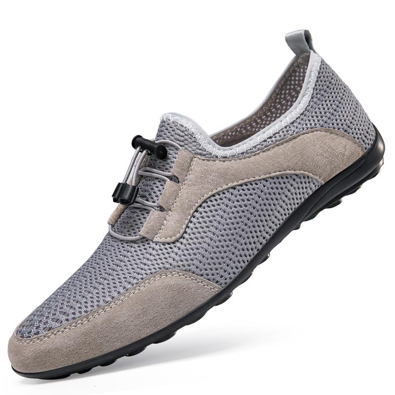 

Splicing Men Loafers Stylish Flat Bottom Comfortable Breathable Casual Men Shoes 47