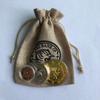 Harry Potter Gringotts Gold Galleon Coin & Elf Money Bag Badge - Creative Student Gift