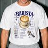 Funny Barista Shirt - Retro Service Careers Gift - Sarcastic Barista Clothing