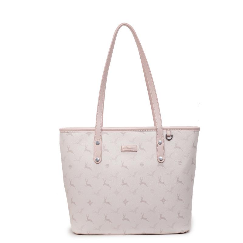 

Вместительная сумка-тоут Новая сумочка Сумка через плечо для поездок Модная сумка под мышкой розовый