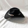 Suede Purple Cowhead Cowboy Hat New Large Size Cowboy Hat Suede Material Water Drop Top Men's and Women's Knight Hat 2023