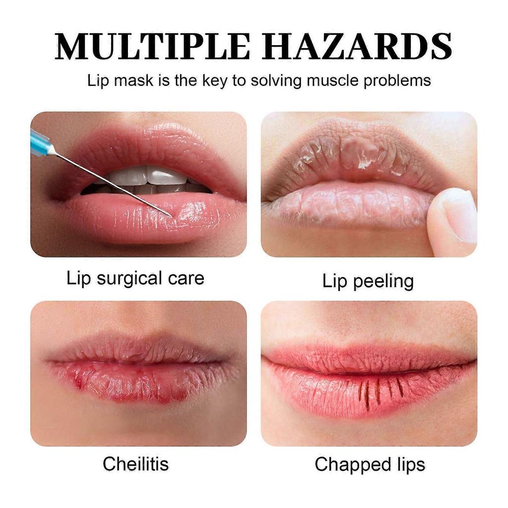 Limited time!!Hoygi Moisturizing Lip Mask Patch Winter Hydration, Nourishing, Anti-Chapping, Reduces Lip Lines, Easily Absorbed Lip Mask Patch